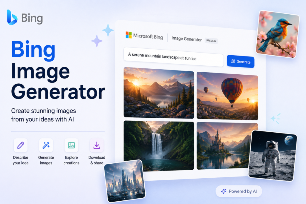 Bing AI image generator