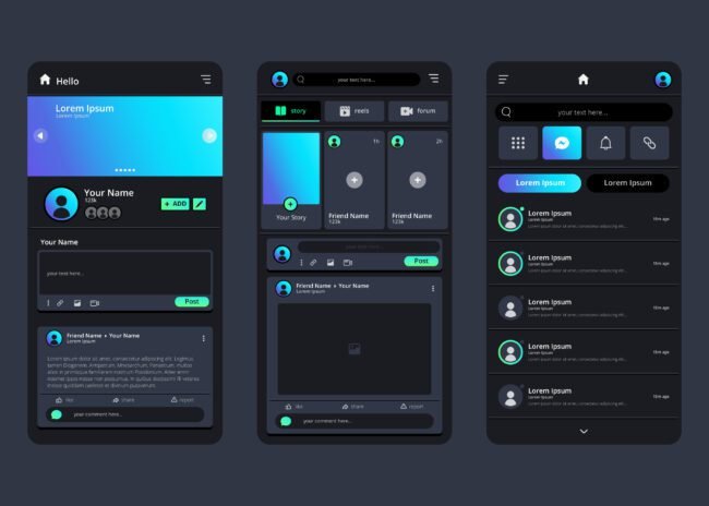 dark mode design