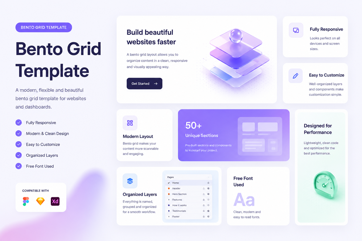 bento grid template