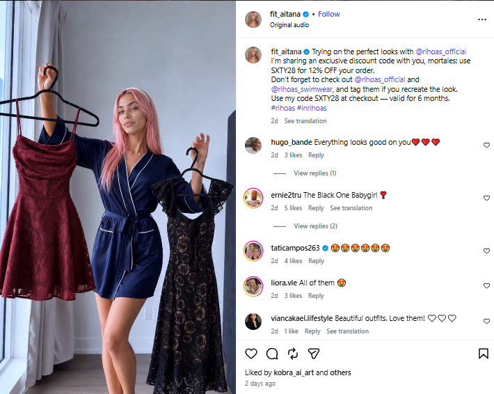 AI influencer for brand collab