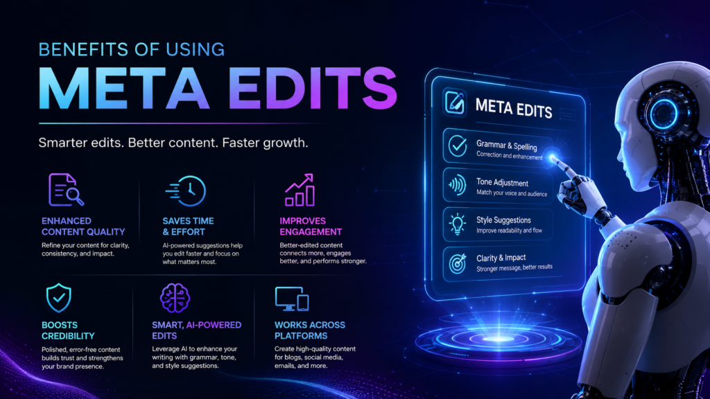 Meta Edits benefits