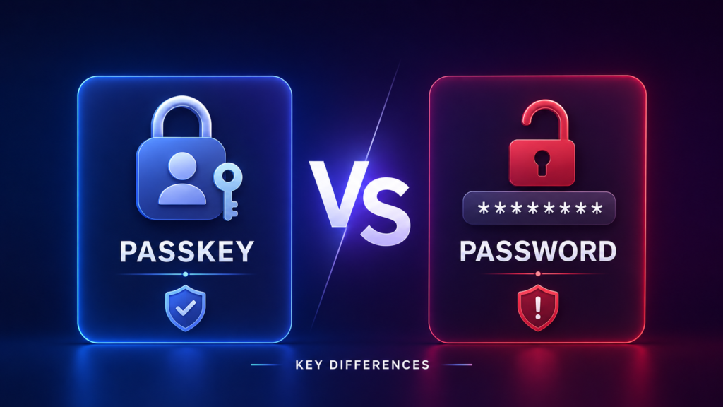 Passkey password comparison