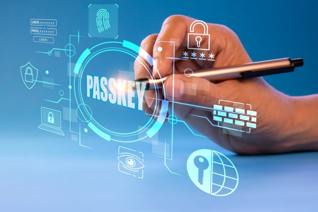 Passkey security illustration