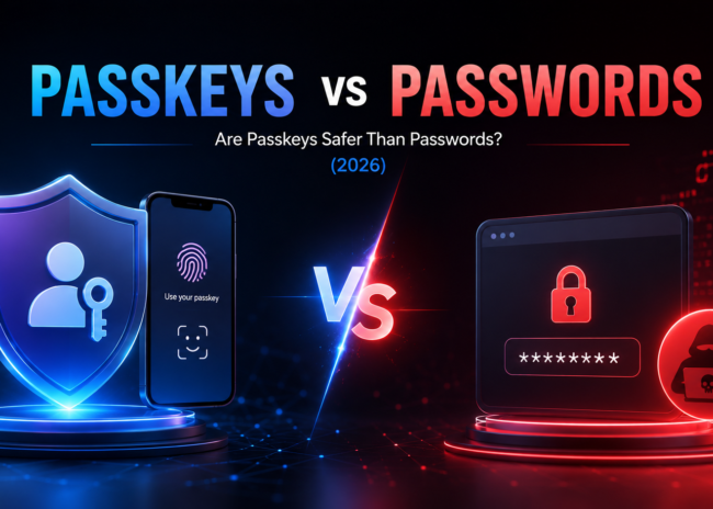 difference between passwords and passkeys