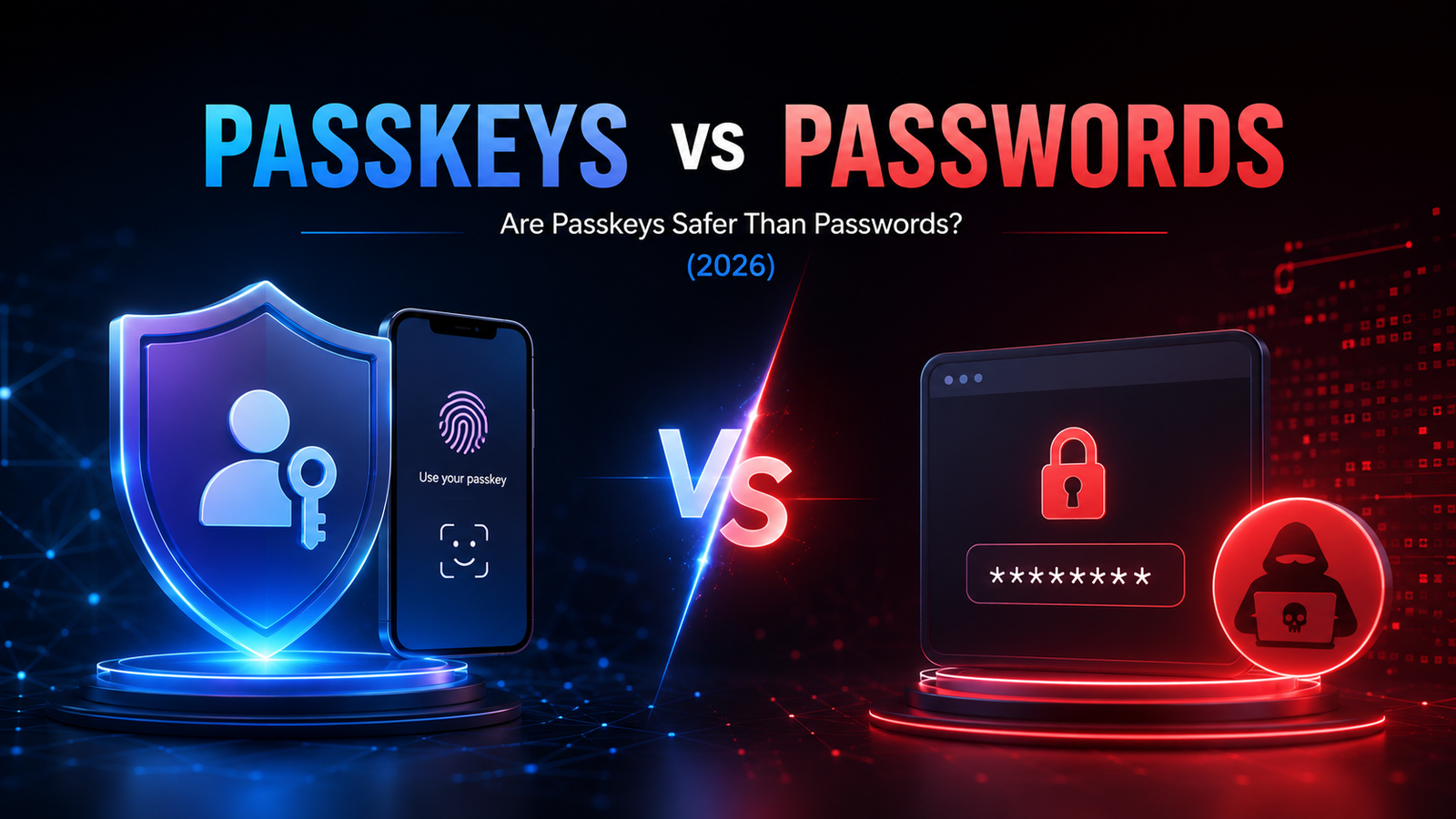 difference between passwords and passkeys