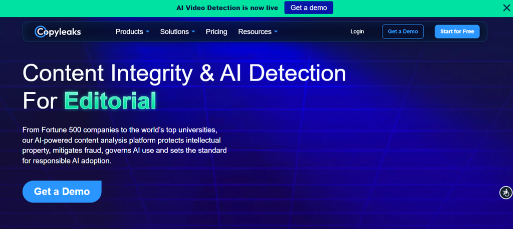 Copyleaks AI content detector