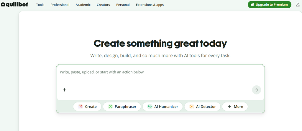 QuillBot AI detector tool